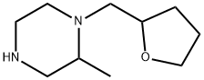 2-methyl-1-[(oxolan-2-yl)methyl]piperazine 구조식 이미지