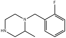 1-[(2-fluorophenyl)methyl]-2-methylpiperazine Structure