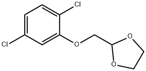 2-[(2,5-dichlorophenoxy)methyl]-1,3-dioxolane Structure