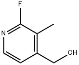 2-Fluro-4-hydroxymethyl-3-methylpyridine Structure