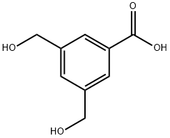 3,5-bis(hydroxylmethyl)benzoic acid Structure