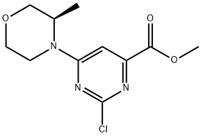 1233339-69-9 (R)-methyl 2-chloro-6-(3-methylmorpholino)pyrimidine-4-carboxylate