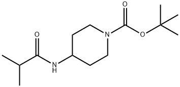 tert-Butyl 4-isobutylamidopiperidine-1-carboxylate Structure