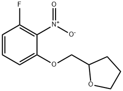 2-[(3-Fluoro-2-nitrophenoxy)methyl]tetrahydrofuran Structure