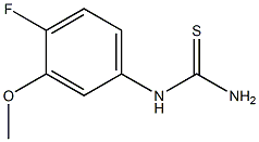 (4-fluoro-3-methoxyphenyl)thiourea Structure