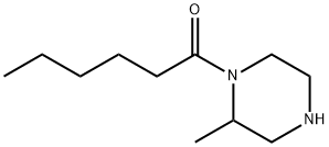 1-(2-methylpiperazin-1-yl)hexan-1-one Structure