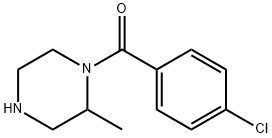 1-(4-chlorobenzoyl)-2-methylpiperazine Structure