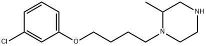 1-[4-(3-chlorophenoxy)butyl]-2-methylpiperazine Structure