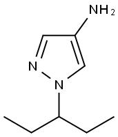 1-(pentan-3-yl)-1H-pyrazol-4-amine 구조식 이미지
