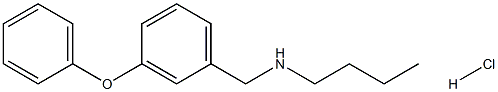 butyl[(3-phenoxyphenyl)methyl]amine hydrochloride 구조식 이미지