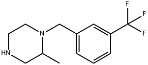 2-methyl-1-{[3-(trifluoromethyl)phenyl]methyl}piperazine 구조식 이미지