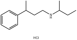 (butan-2-yl)(3-phenylbutyl)amine hydrochloride Structure