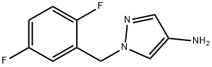 1-[(2,5-difluorophenyl)methyl]-1H-pyrazol-4-amine Structure