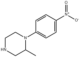 2-methyl-1-(4-nitrophenyl)piperazine 구조식 이미지