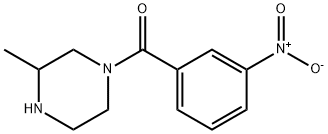 3-methyl-1-(3-nitrobenzoyl)piperazine 구조식 이미지