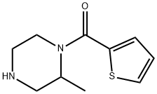 2-methyl-1-(thiophene-2-carbonyl)piperazine Structure