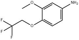 3-methoxy-4-(2,2,2-trifluoroethoxy)aniline 구조식 이미지