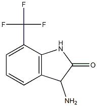 3-amino-7-(trifluoromethyl)-1,3-dihydroindol-2-one Structure