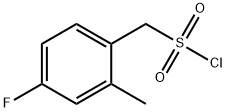 (4-Fluoro-2-methylphenyl)methanesulfonyl chloride Structure