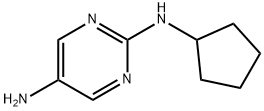 N2-Cyclopentylpyrimidine-2,5-diamine Structure