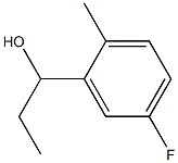 1-(5-fluoro-2-methylphenyl)propan-1-ol 구조식 이미지