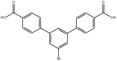 [1,1':3',1''-Terphenyl]-4,4''-dicarboxylic acid, 5'-bromo- Structure