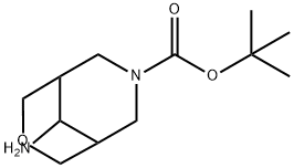 Tert-Butyl 9-Amino-3-Oxa-7-Azabicyclo[3.3.1]Nonane-7-Carboxylate Structure