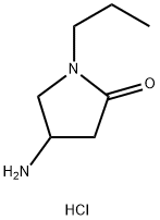 4-amino-1-propyl-2-pyrrolidinone hydrochloride 구조식 이미지