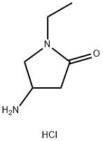 4-Amino-1-ethyl-2-pyrrolidinone hydrochloride 구조식 이미지