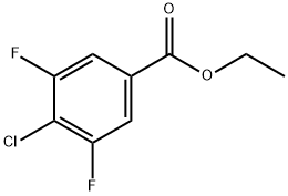 4-Chloro-3,5-difluorobenzoic acid ethyl ester 구조식 이미지