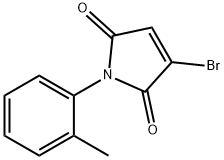 3-Bromo-1-o-tolyl-pyrrole-2,5-dione 구조식 이미지