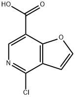 4-chlorofuro[3,2-c]pyridine-7-carboxylicacid 구조식 이미지