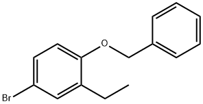 1-(Benzyloxy)-4-bromo-2-ethylbenzene 구조식 이미지
