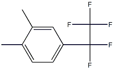 1,2-dimethyl-4-(1,1,2,2,2-pentafluoroethyl)benzene 구조식 이미지