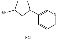 1-(pyridin-3-yl)pyrrolidin-3-amine dihydrochloride Structure