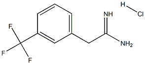 2-[3-(trifluoromethyl)phenyl]ethanimidamide hydrochloride 구조식 이미지