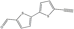 [2,2'-Bithiophene]-5-carboxaldehyde, 5'-ethynyl- Structure