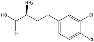 (S)-2-amino-4-(3,4-dichlorophenyl)butanoic acid 구조식 이미지