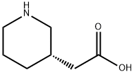 (S)-2-(piperidin-3-yl)acetic acid 구조식 이미지