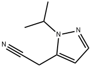 (1-isopropyl-1H-pyrazol-5-yl)acetonitrile Structure