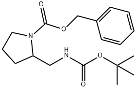 2-(BOC-AMINOMETHYL)-1-CBZ-PYRROLIDINE Structure