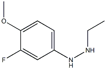 2-(3-fluoro-4-methoxyphenyl)ethylhydrazine Structure