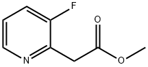 methyl 2-(3-fluoropyridin-2-yl)acetate 구조식 이미지