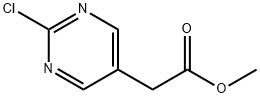 5-Pyrimidineaceticacid,2-chloro-,methylester 구조식 이미지