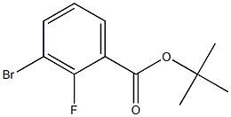 tert-Butyl 3-bromo-2-fluorobenzoate Structure