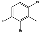 1,3-dibromo-4-chloro-2-methylbenzene Structure