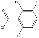 2-Bromo-3,6-difluorobenzoyl chloride Structure