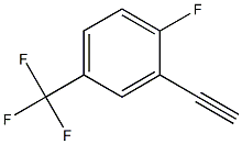 2-ethynyl-1-fluoro-4-(trifluoromethyl)benzene Structure