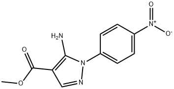 methyl 5-amino-1-(4-nitrophenyl)-1H-pyrazole-4-carboxylate Structure