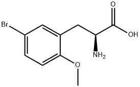 5-Bromo-2-methoxy-L-phenylalanine Structure